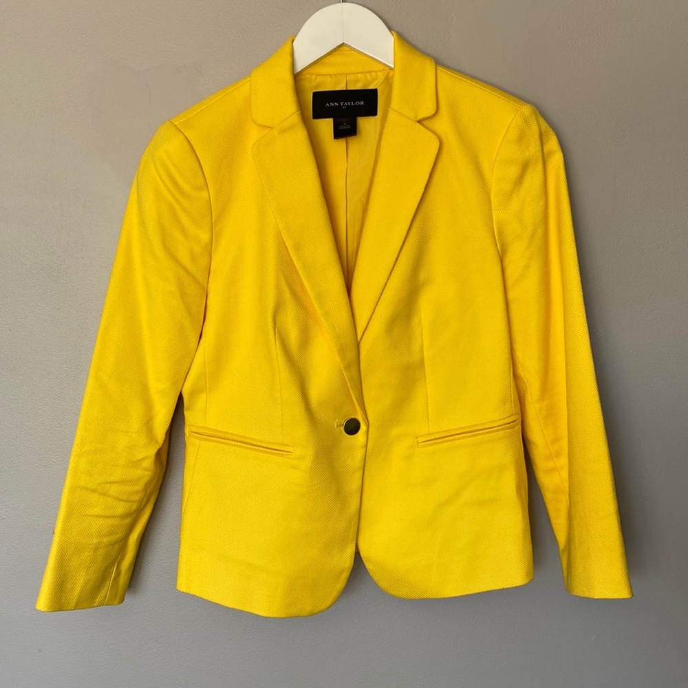 Yellow Ann Taylor jacket